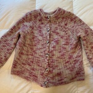 Sezane Emile Cardigan - Alpaca & Wool Sweater Size M